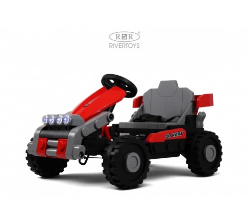 Детский электромобиль-трансформер (картинг, джип) K303PX красный