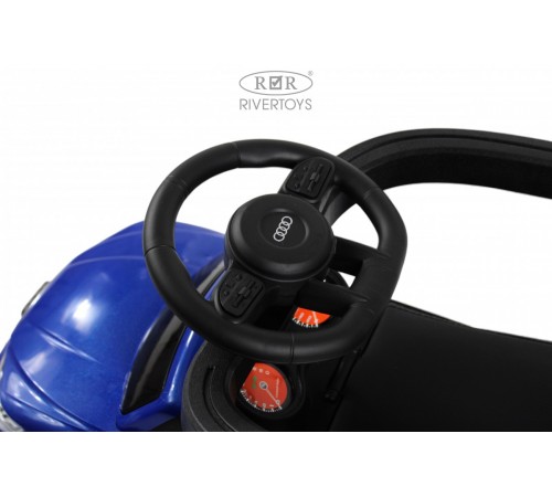 Детский толокар-каталка с козырьком AUDI Z005ZZ-AP синий