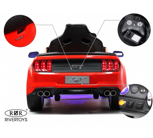 Детский электромобиль Ford Mustang GT (A222MP) красный