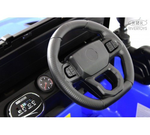 Детский электромобиль Джип MINI М101БХ синий