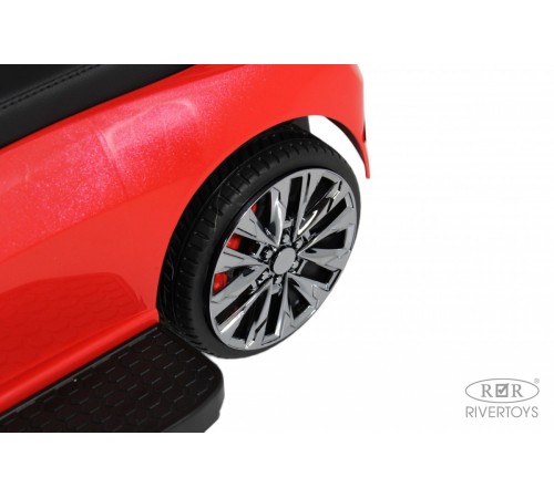 Детский толокар-каталка с козырьком AUDI Z005ZZ-AP красный