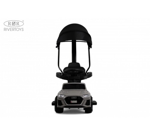Детский толокар-каталка с козырьком AUDI Z005ZZ-AP серый