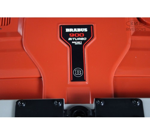 Детский двухместный электромобиль BRABUS MAXI Z888ZZ серый