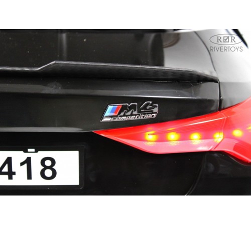 Детский электромобиль BMW M4 (A004AA) черный глянец