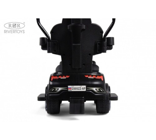 Детский толокар-каталка с козырьком AUDI Z005ZZ-AP черный