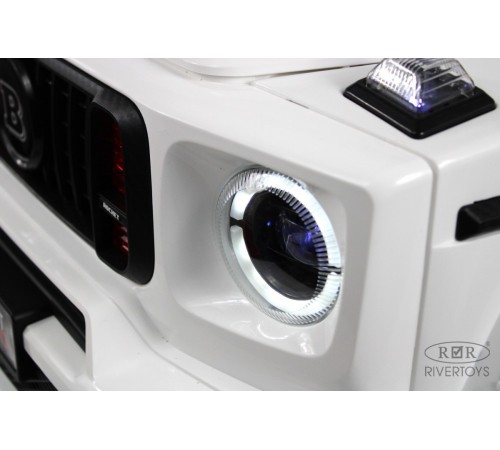 Детский двухместный электромобиль BRABUS MAXI Z888ZZ белый