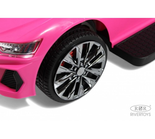 Детский толокар-каталка с козырьком AUDI Z005ZZ-AP розовый
