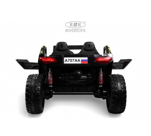 Детский электромобиль A707AA LUX NEW 4WD (16 км/ч.) зеленый камуфляж
