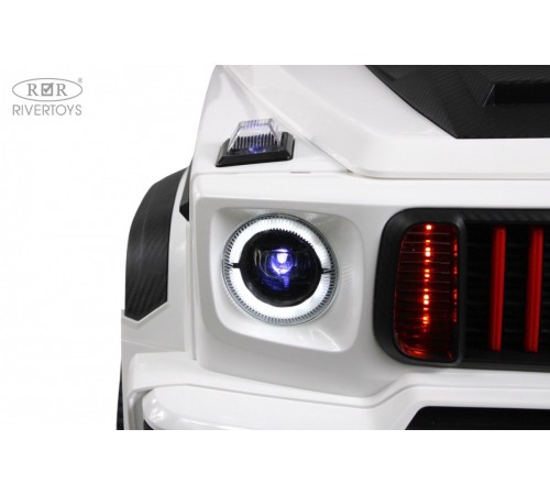 Детский двухместный электромобиль BRABUS MAXI Z888ZZ белый