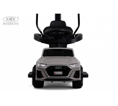 Детский толокар-каталка с козырьком AUDI Z005ZZ-AP серый