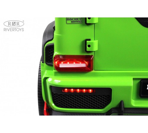 Детский двухместный электромобиль BRABUS MAXI Z888ZZ зеленый