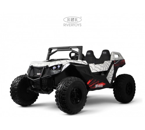 Детский электромобиль A707AA LUX NEW 4WD белый Spider