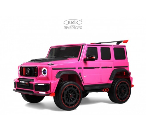 Детский двухместный электромобиль BRABUS MAXI Z888ZZ розовый