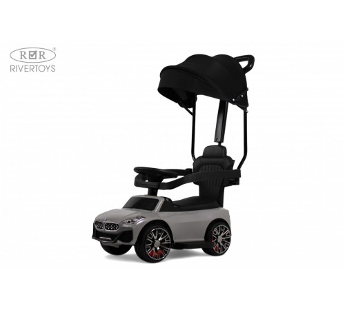 Детский толокар-каталка с козырьком BMW Z005ZZ-BP серый