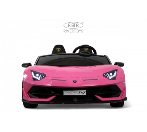 Детский электромобиль Lamborghini Aventador SVJ (A111MP) розовый