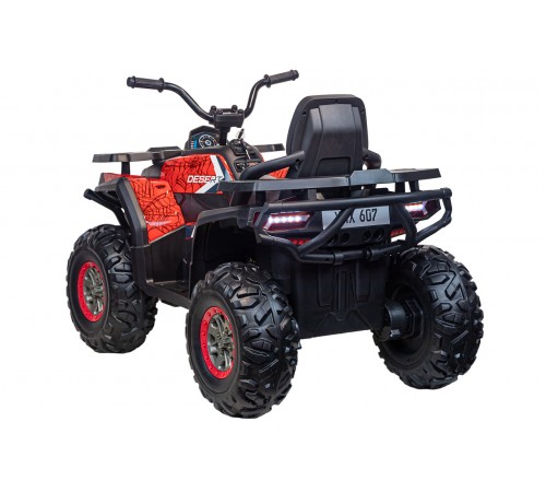 Квадроцикл Qwatro 4х4 ХМХ607 Спайдер красный