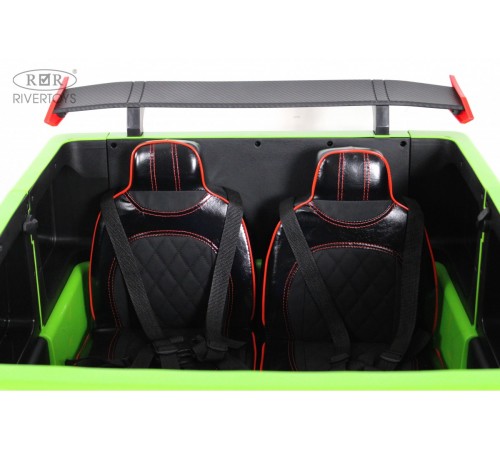 Детский двухместный электромобиль BRABUS MAXI Z888ZZ зеленый