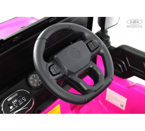 Детский электромобиль Джип MINI М101БХ розовый