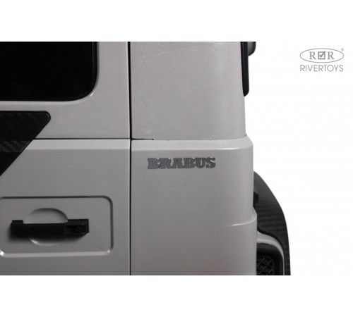 Детский двухместный электромобиль BRABUS MAXI Z888ZZ серый