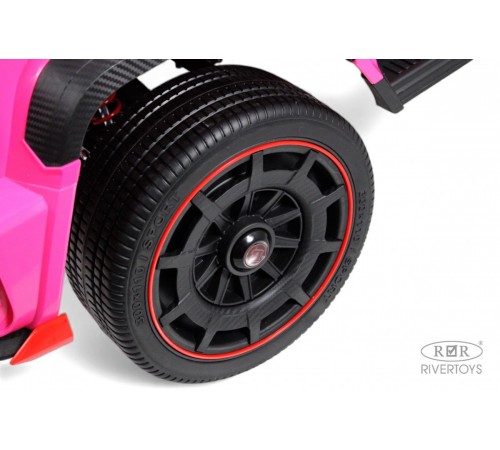 Детский двухместный электромобиль BRABUS MAXI Z888ZZ розовый