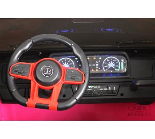 Детский двухместный электромобиль BRABUS MAXI Z888ZZ розовый