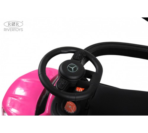 Детский толокар-каталка с козырьком Merc Z005ZZ-MP розовый