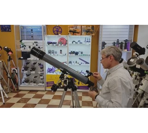 Телескоп Levenhuk Blitz 80 PLUS | Четыре глаза – сборка телескопа