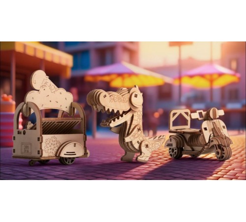 Как собрать модель «Мороженщик Кронки» Леммо-тойс