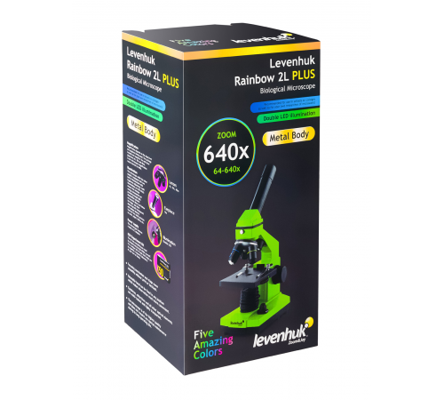 Микроскоп Levenhuk Rainbow 2L PLUS