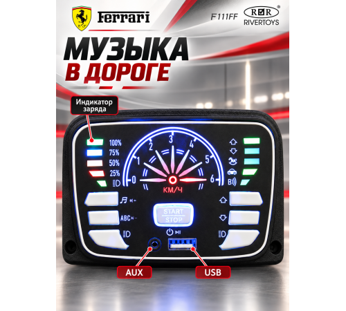 Детский электромобиль F111FF красный
