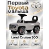 Детский толокар Toyota Land Cruiser 300 Z002ZZ-D серый