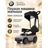 Детский толокар-каталка с козырьком BMW Z005ZZ-B серый