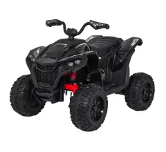 Детский электромобиль квадроцикл Outlander (черный, 24V, 4WD, пульт, EVA) - XMX652-24V-4WD-BLACK