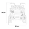 Детский электромобиль квадроцикл X-Robust (красный, 24V, 4WD, пульт, EVA) - XMX651-24V-4WD-RED