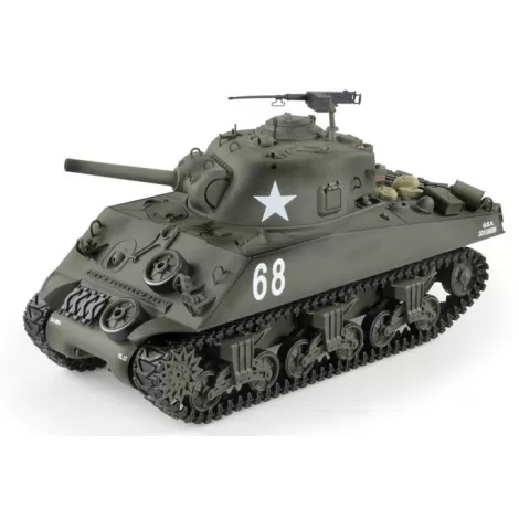 Радиоуправляемый танк Heng Long M4A3 Sherman V7.0 масштаб 1:16 RTR 2.4GHz - 3898-1 V7.0