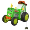 Радиоуправляемый зеленый трактор (трюки, музыка, акб) - 2101-A-GREEN
