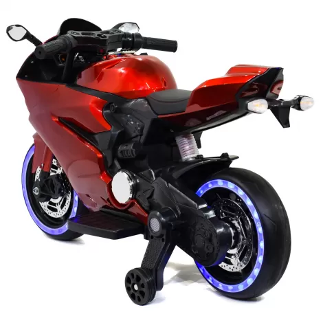 Детский электромотоцикл Ducati Red (12V, EVA, ручка газа) - FT-1628-SP-RED