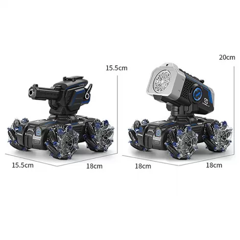 Радиоуправляемый дрифт танк 4WD (2в1: стреляет водяными пулями, пускаем пузыри) - UD2801A
