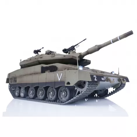 Радиоуправляемый танк Heng Long Merkava MK4 PRO V7.0 масштаб 1:16 2.4G - 3958-1PRO V7.0