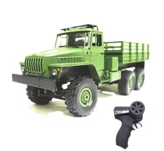 Радиоуправляемый внедорожник WPL Советский военный грузовик Урал 4WD 1:16 2.4G - WPLB-36-7