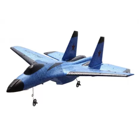 Радиоуправляемый самолет SU-35 для начинающих 2.4G - FX820-BLUE