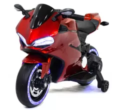 Детский электромотоцикл Ducati Red (12V, EVA, ручка газа) - FT-1628-SP-RED