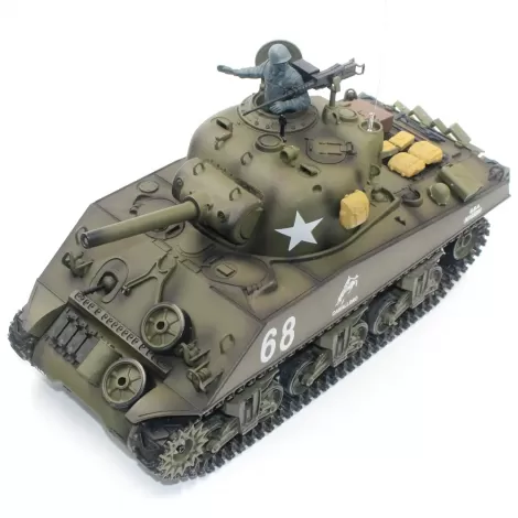 Радиоуправляемый танк Heng Long M4A3 Sherman V7.0 масштаб 1:16 RTR 2.4GHz - 3898-1 V7.0