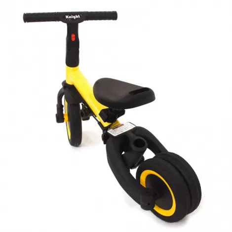 Детский беговел-велосипед 6в1 с родительской ручкой, желтый - TR008-YELLOW