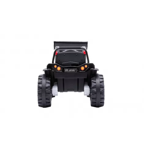 Детский электромобиль трактор с ковшом и пультом управления (красный, 2WD, EVA) - HL389-LUX-RED