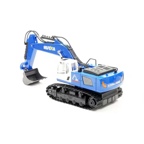 Радиоуправляемый экскаватор HUI NA TOYS масштаб 1:18 2.4G - HN1558-BLUE