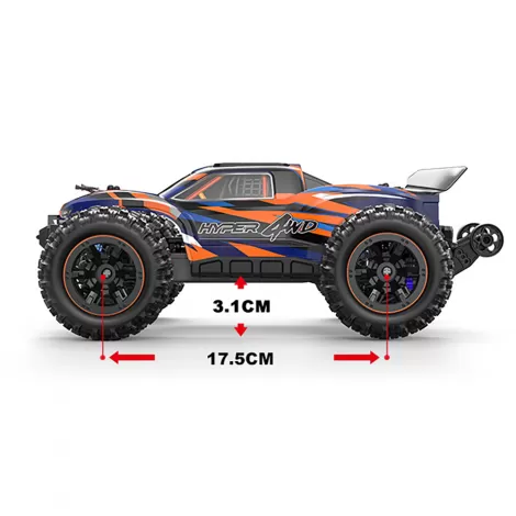 Радиоуправляемый джип MJX Hyper Go 4WD LED 1:16 2.4G - MJX-16108-ORANGE