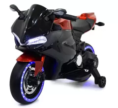 Детский электромотоцикл Ducati Red Black (12V, EVA, ручка газа) - FT-1628-SP-RED-BLACK