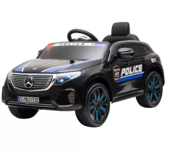 Детский электромобиль Mercedes Benz Police EQC 400 4MATIC - HL378-BLACK