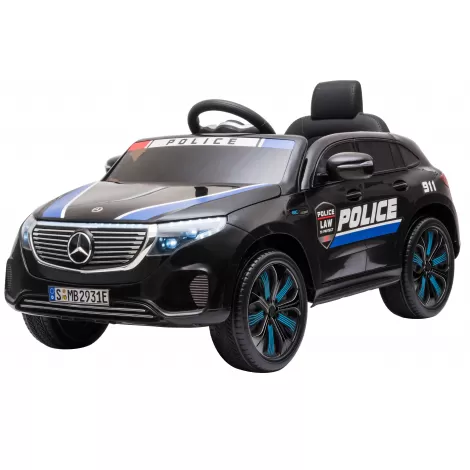 Детский электромобиль Mercedes Benz Police EQC 400 4MATIC - HL378-BLACK